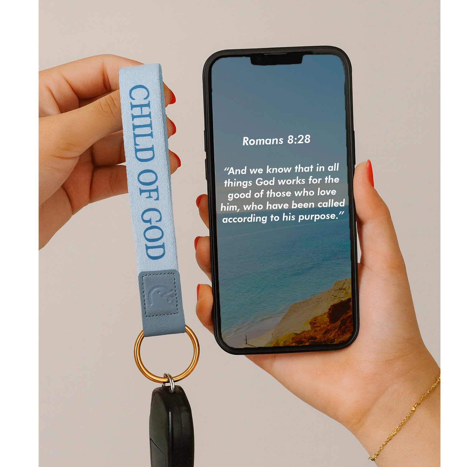 Love Like Jesus Scripture Keychain