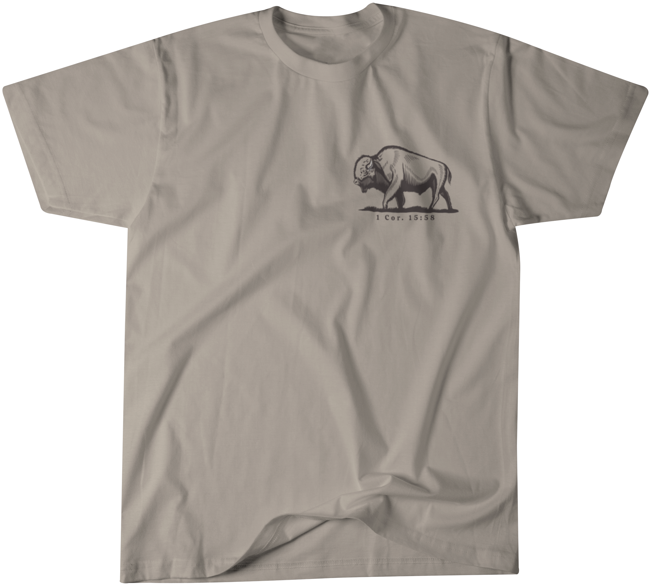 Be Strong and Steadfast Buffalo Tee