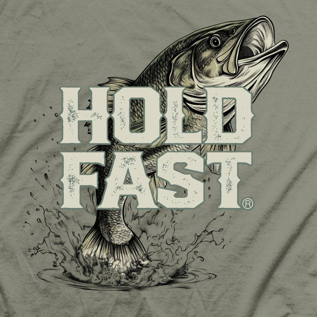 HOLD FAST Men's T-Shirt Fishing – 1 Peter 5:7