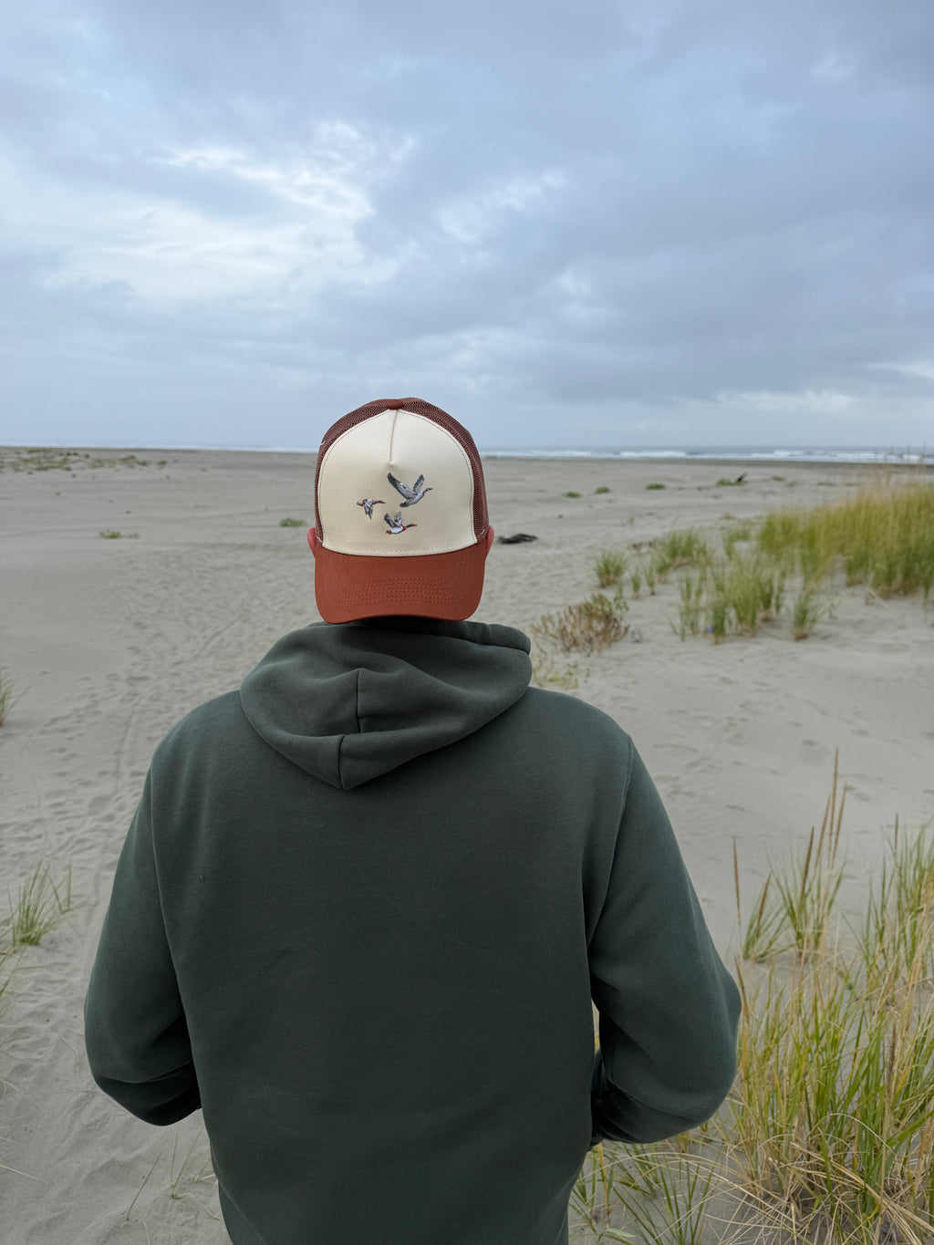 Duck Trucker Hat- Embroidered