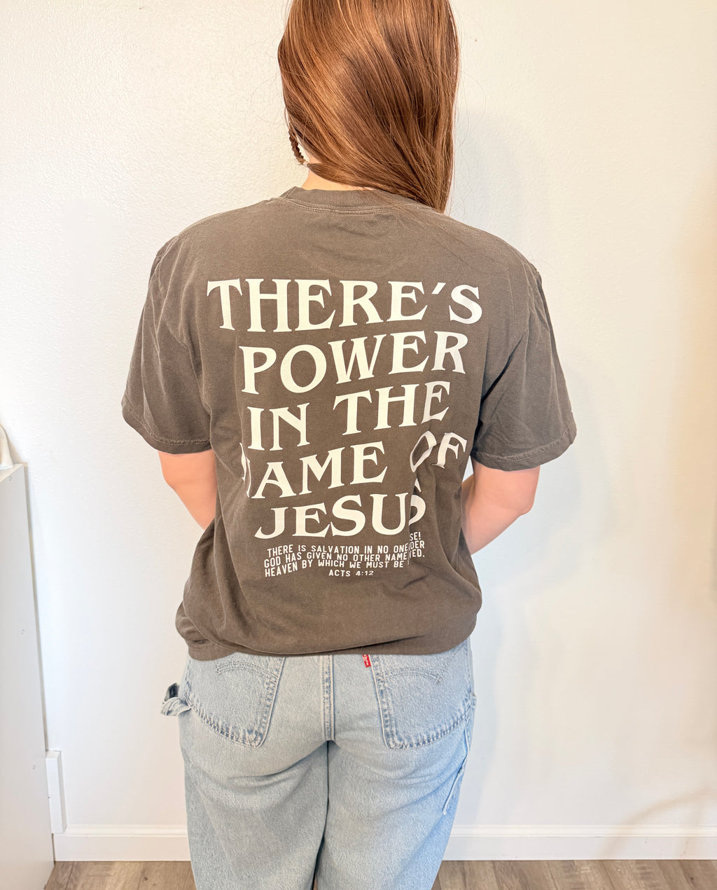 Jesus Saves Power In the Name of Jesus Unisex Christian Tee