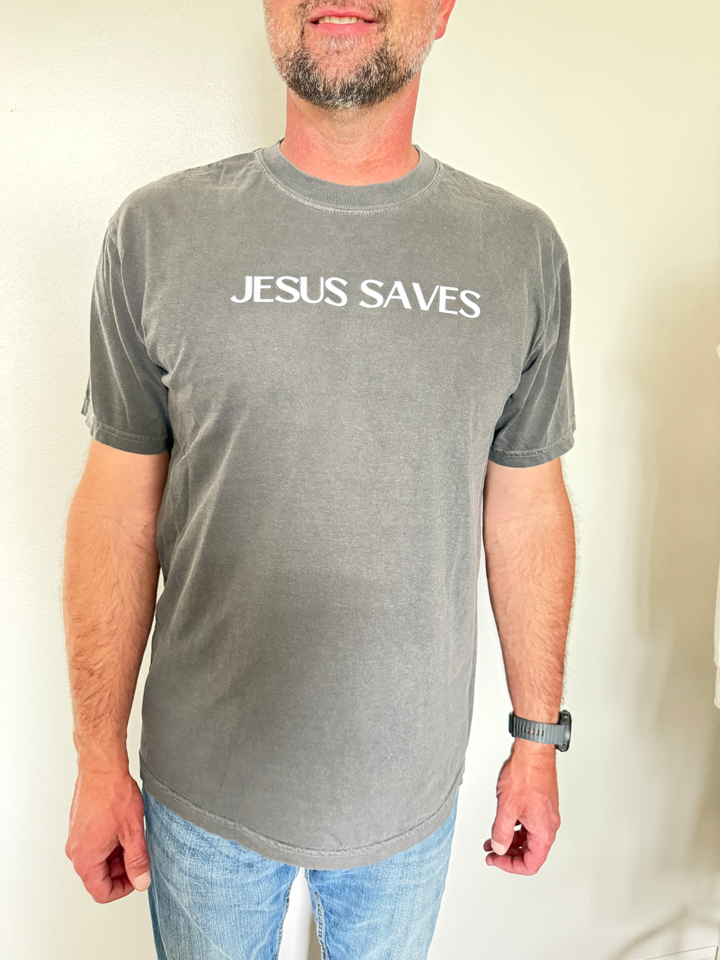 Jesus Saves Power In the Name of Jesus Unisex Christian Tee
