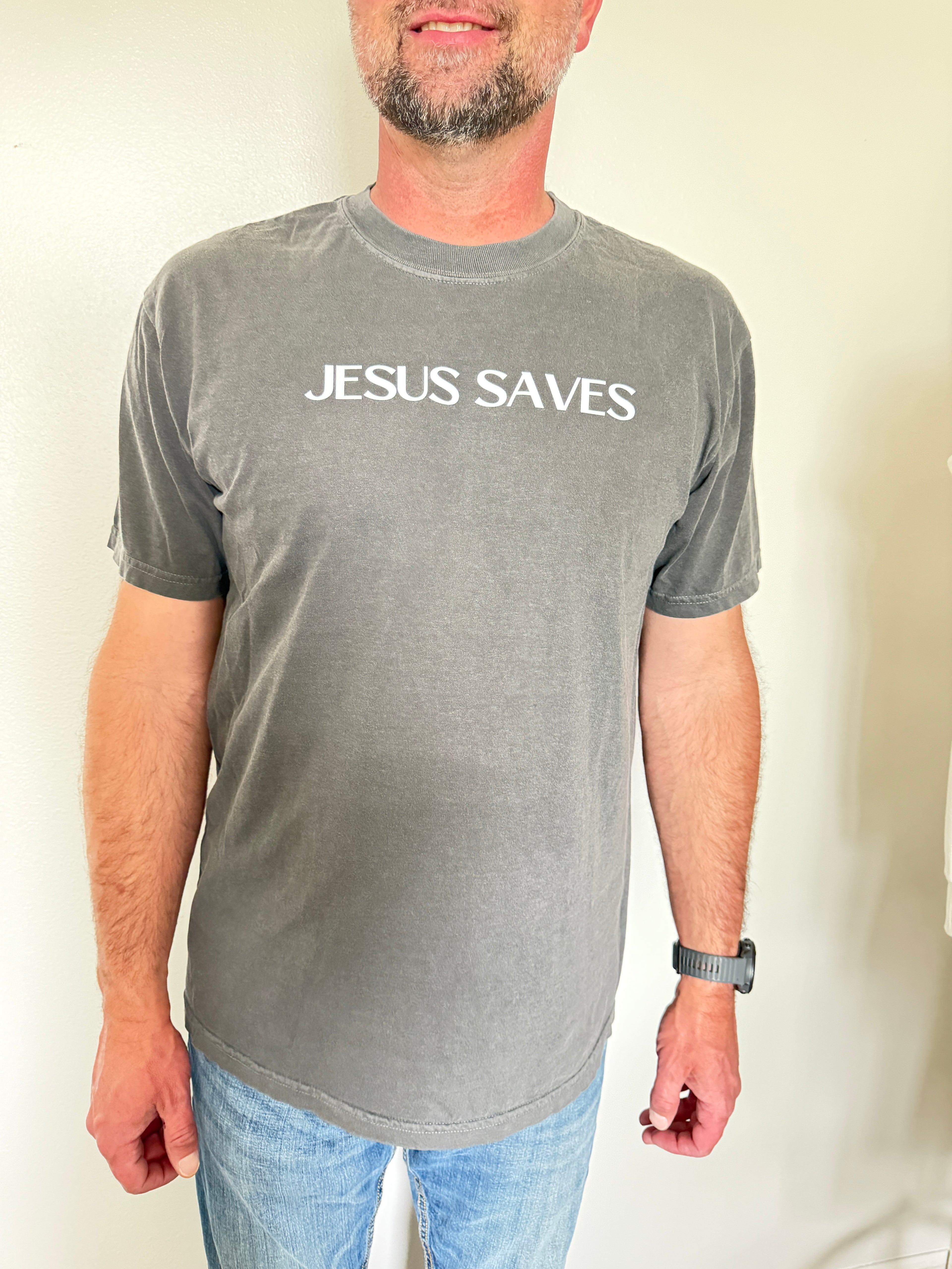 Jesus Saves Power In the Name of Jesus Unisex Christian Tee