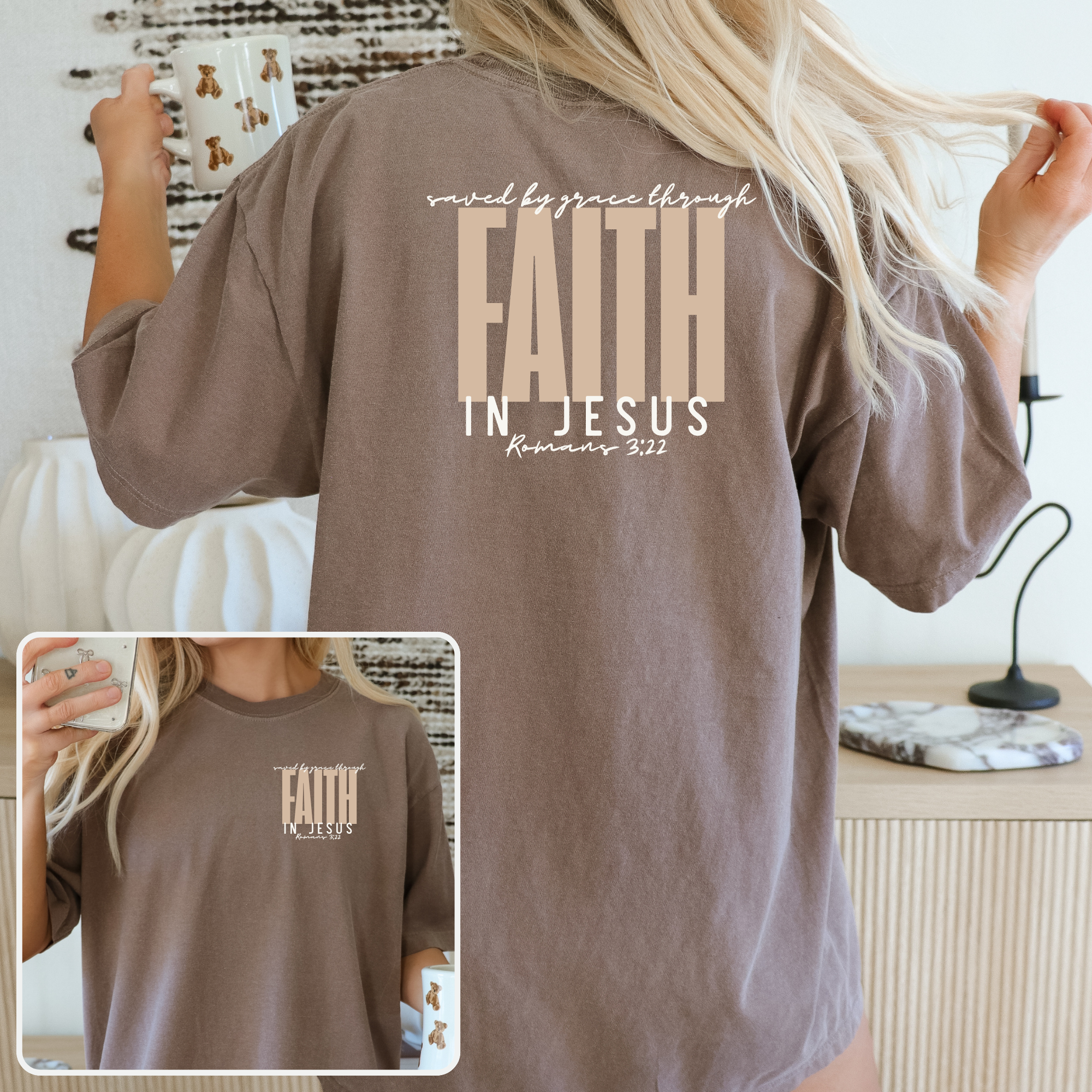 Saved By Grace Through Faith in Jesus T-Shirt