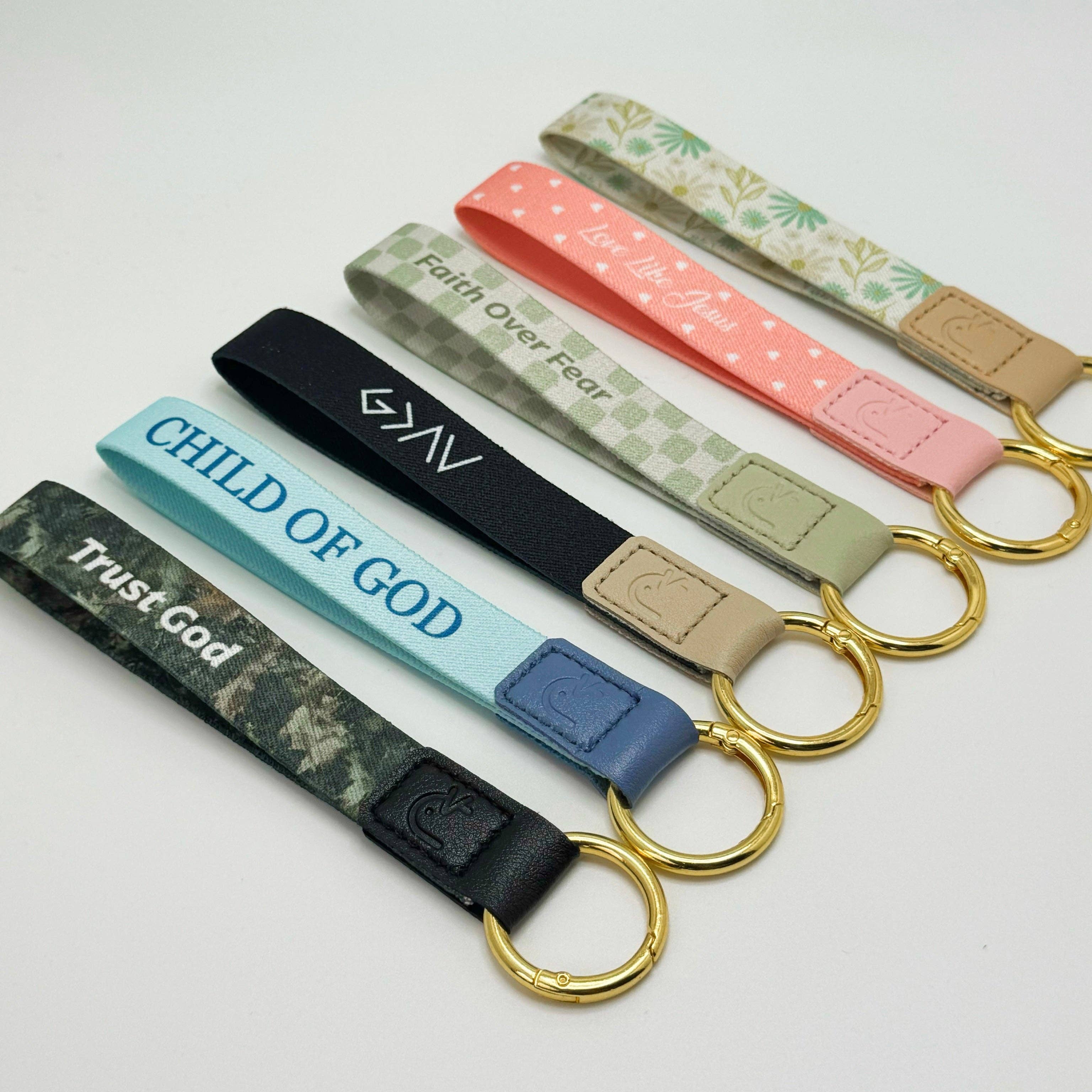 Faith Over Fear Scripture Keychain