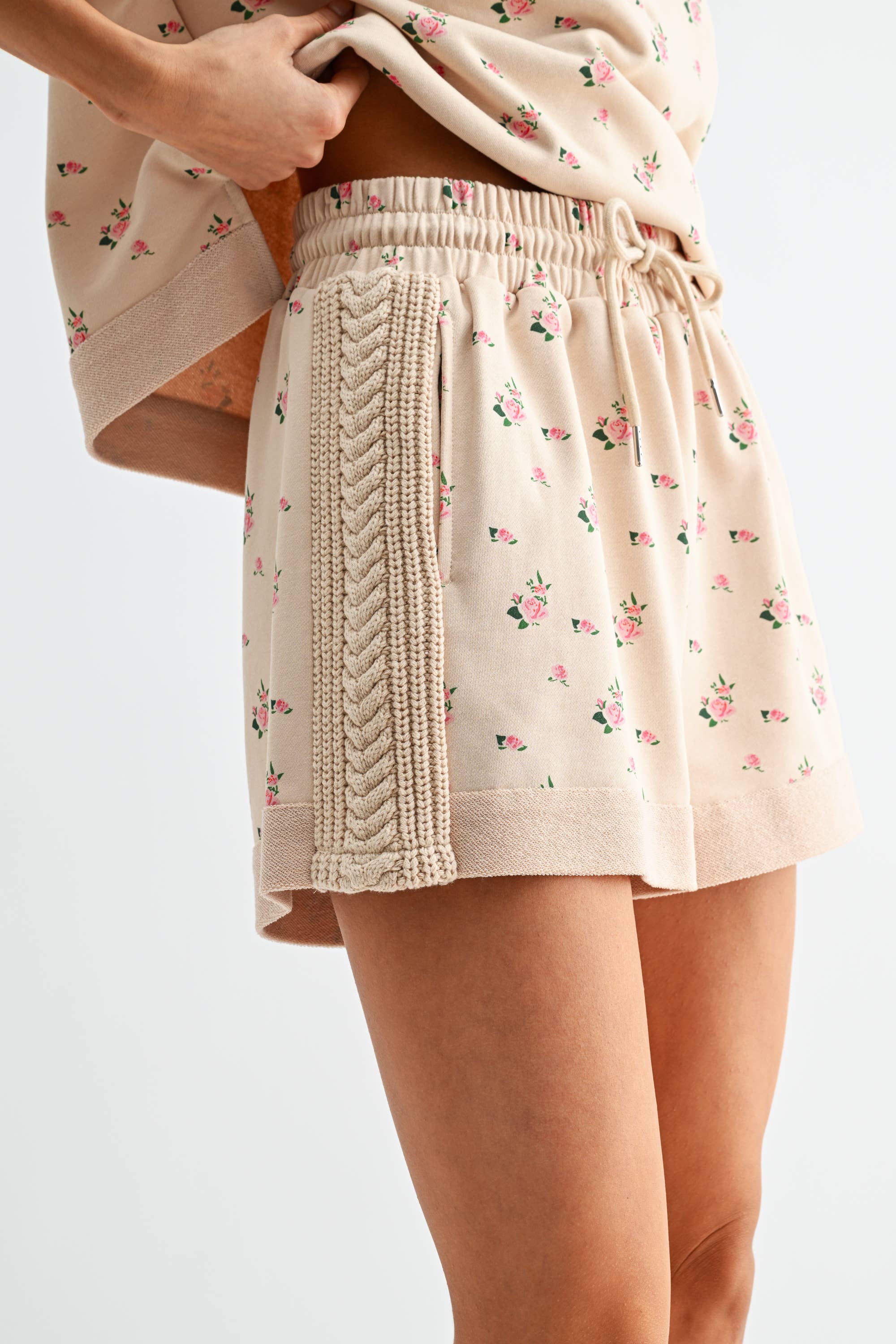 Sweet Magnolia Short Sleeve Top and Shorts Set