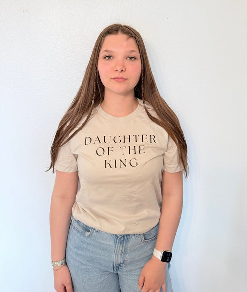 Daughter Of The King T- Shirt-Stone Color