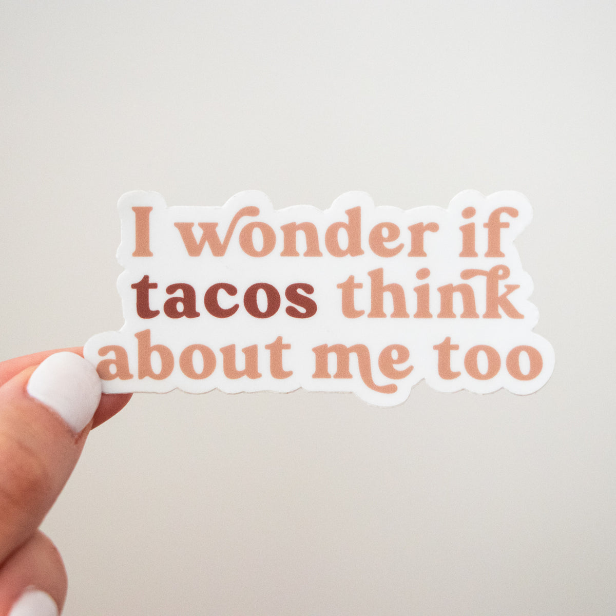 Taco sticker