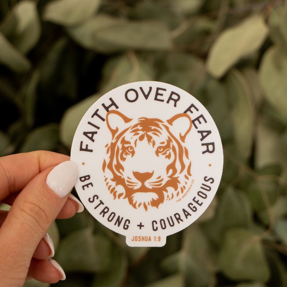 Faith over fear sticker