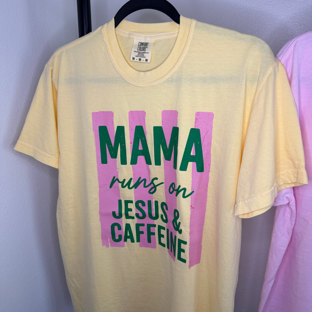 Mama Runs on Jesus & Caffeine Tee