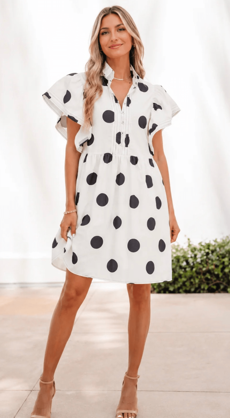 Polka Dot Loose Dress