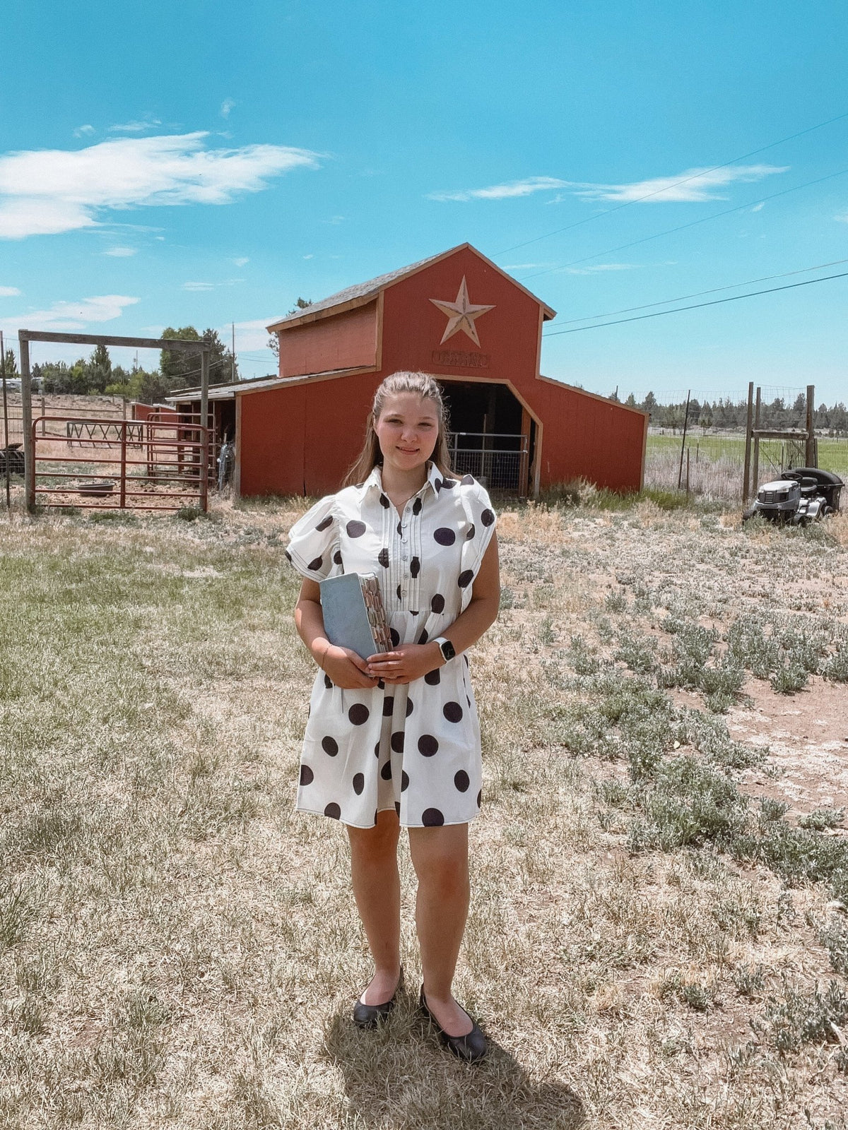Polka Dot Loose Dress